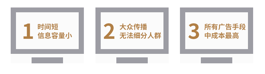 影視廣告的三個(gè)缺點(diǎn)